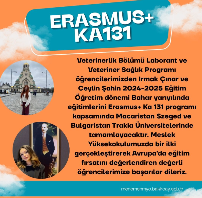 Öğrencilerimiz Erasmus+ Ka 131 programı ile Avrupa’da eğitim fırsatını değerlendirdi